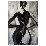 Da Vinci Minimalist Modern Wall art - Brushed Aluminum Print - 30x45 cm / 12x18″ - 