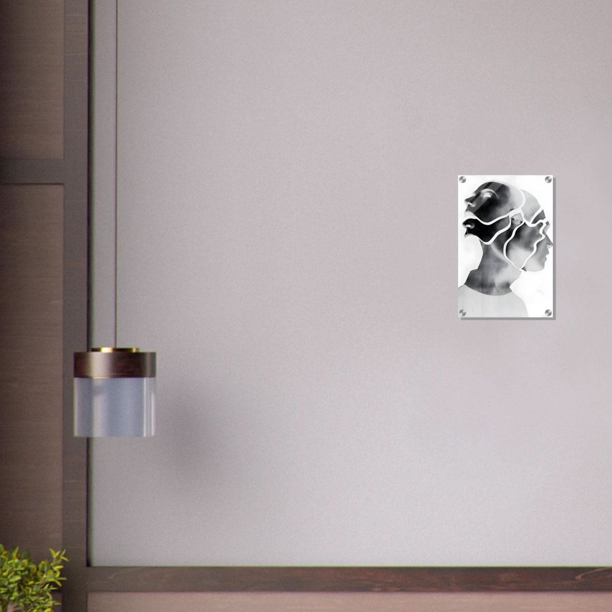 Da Vinci Minimalist Modern Wall Art - Acrylic Print - 30x45 cm / 12x18″ - 