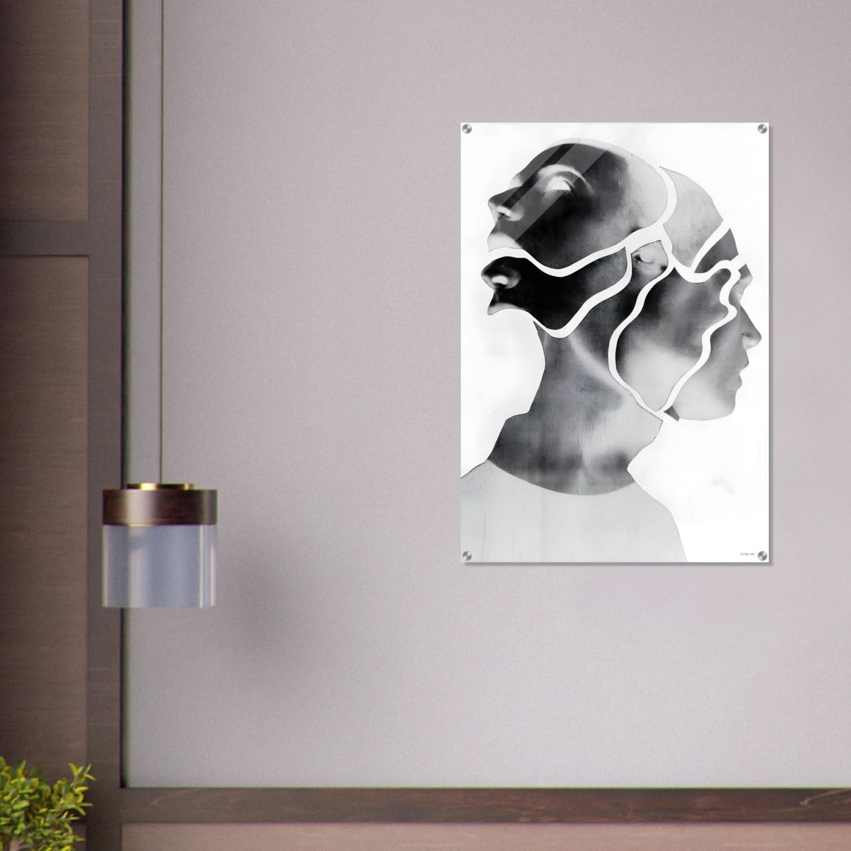 Da Vinci Minimalist Modern Wall Art - Acrylic Print - 70x100 cm / 28x40″ - 
