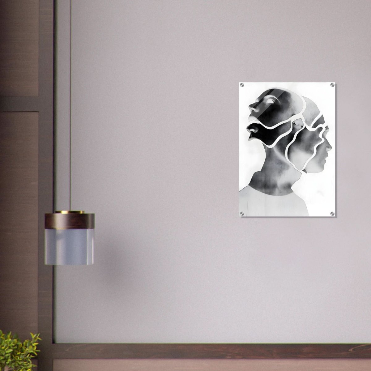 Da Vinci Minimalist Modern Wall Art - Acrylic Print - 50x70 cm / 20x28″ - 