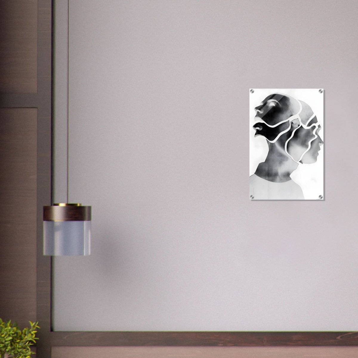 Da Vinci Minimalist Modern Wall Art - Acrylic Print - 40x60 cm / 16x24″ - 