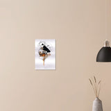 Da Vinci Minimalist Modern Wall Art - Brushed Aluminum Print - 30x45 cm / 12x18″ - 