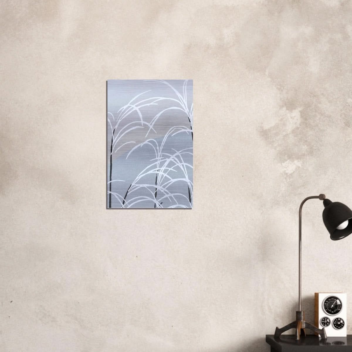 Da Vinci Minimalist Modern Wall Art - Brushed Aluminum Print - 40x60 cm / 16x24″ - 