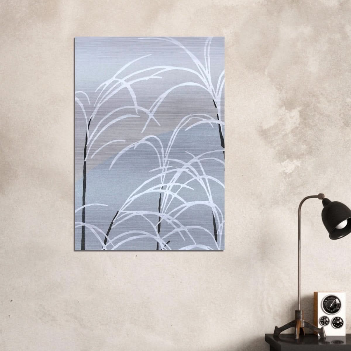 Da Vinci Minimalist Modern Wall Art - Brushed Aluminum Print - 70x100 cm / 28x40″ - 