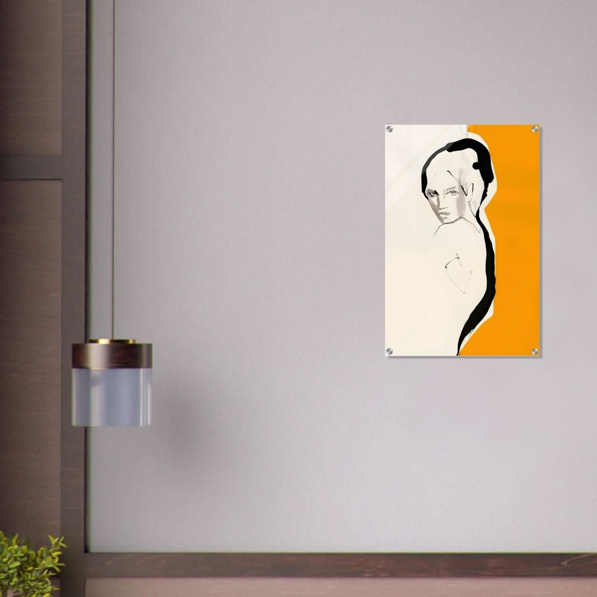 Da Vinci Minimalist Modern Wall Art - Acrylic Print - 50x75 cm / 20x30″ - 