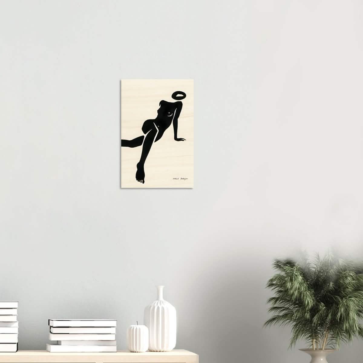 Da Vinci Minimalist Modern Wall Art - Wood Prints - 30x45 cm / 12x18″ - 10 mm