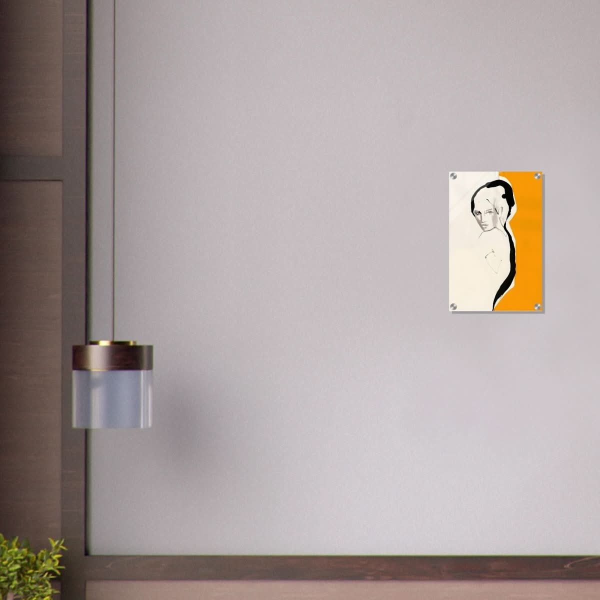 Da Vinci Minimalist Modern Wall Art - Acrylic Print - 30x45 cm / 12x18″ - 