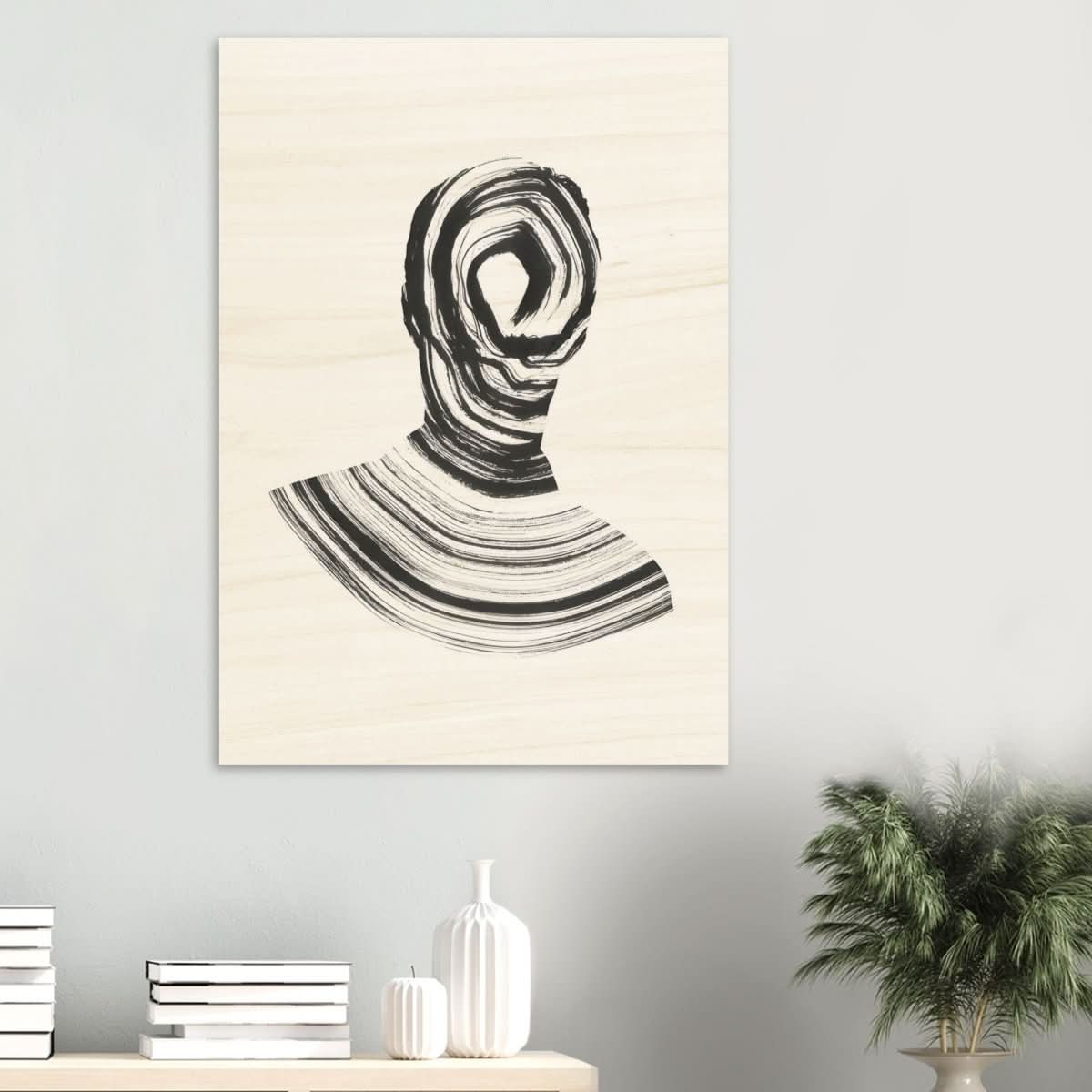 Da Vinci Minimalist Modern Wall Art - Wood Prints - 70x100 cm / 28x40″ - 10 mm