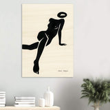 Da Vinci Minimalist Modern Wall Art - Wood Prints - 70x100 cm / 28x40″ - 20 mm