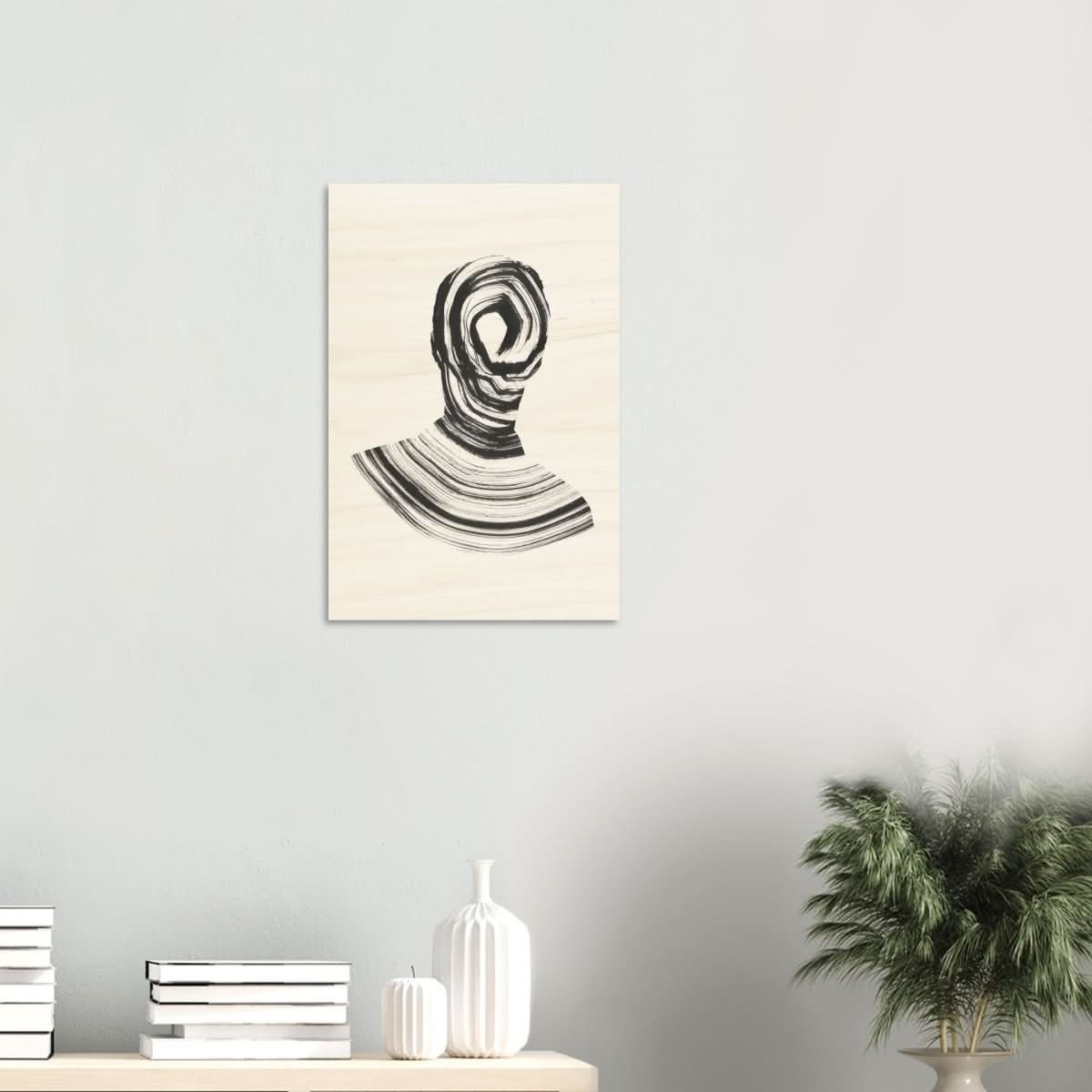Da Vinci Minimalist Modern Wall Art - Wood Prints - 40x60 cm / 16x24″ - 10 mm