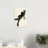 Da Vinci Minimalist Modern Wall Art - Wood Prints - 40x60 cm / 16x24″ - 10 mm