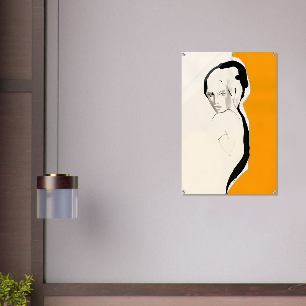 Da Vinci Minimalist Modern Wall Art - Acrylic Print - 60x90 cm / 24x36″ - 