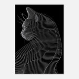 Da Vinci Minimalist Nature Wall art | Cat | Animal Prints - Aluminum Print - 70x100 cm / 28x40″ - 