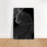 Da Vinci Minimalist Nature Wall art | Cat | Animal Prints - Acrylic Print - 60x90 cm / 24x36″ - 