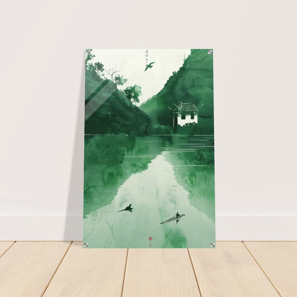 Da Vinci Minimalist Nature Wall art | Japanese Theme - Acrylic Print - 60x90 cm / 24x36″ - 