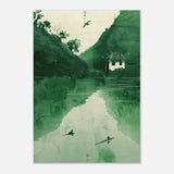 Da Vinci Minimalist Nature Wall art | Japanese Theme - Wood Prints - 70x100 cm / 28x40″ - 10 mm