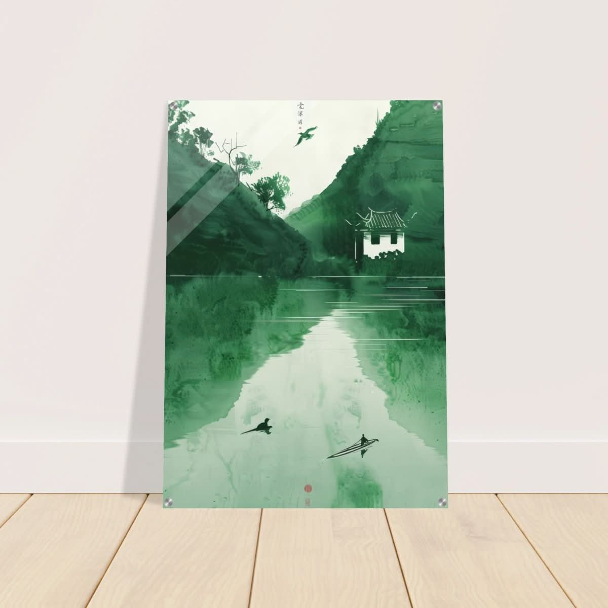 Da Vinci Minimalist Nature Wall art | Japanese Theme - Acrylic Print - 70x100 cm / 28x40″ - 