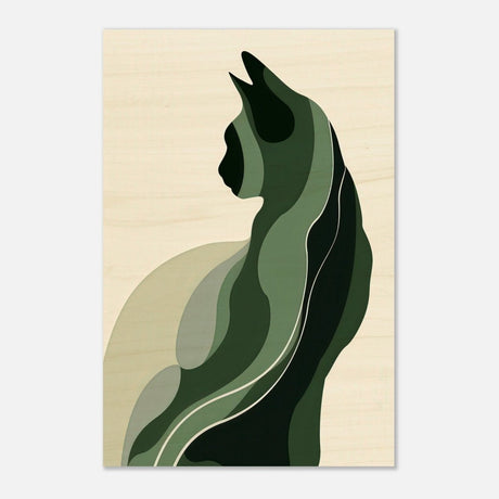 Da Vinci Minimalist Nature Wall art - Wood Prints - 40x60 cm / 16x24″ - 10 mm
