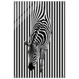 Da Vinci Minimalist Wall art | Wildlife | Zebra - Acrylic Print - 50x75 cm / 20x30″ - 