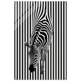 Da Vinci Minimalist Wall art | Wildlife | Zebra - Acrylic Print - 60x90 cm / 24x36″ - 