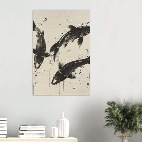 Da Vinci Minimalist Wall Art - Wood Prints - 60x90 cm / 24x36″ - 20 mm