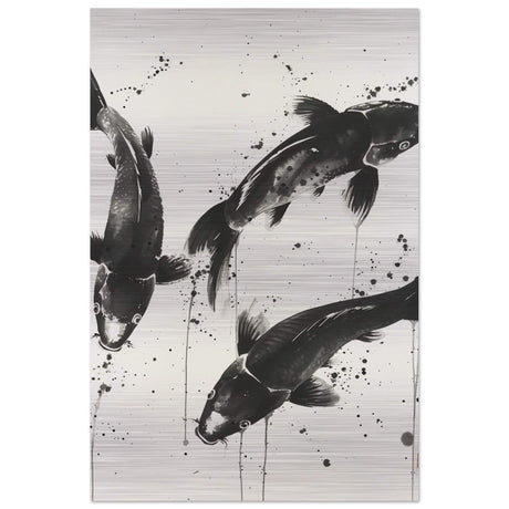 Da Vinci Minimalist Wall Art - Brushed Aluminum Print - 40x60 cm / 16x24″ - 