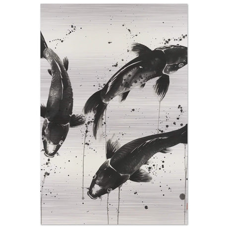 Da Vinci Minimalist Wall Art - Brushed Aluminum Print - 30x45 cm / 12x18″ - 