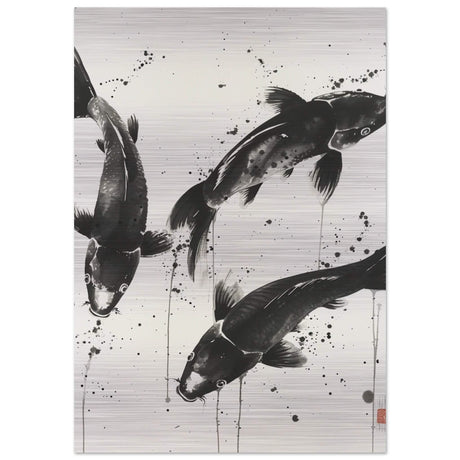 Da Vinci Minimalist Wall Art - Brushed Aluminum Print - 70x100 cm / 28x40″ - 