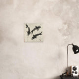 Da Vinci Minimalist Wall Art - Wood Prints - 40x40 cm / 16x16″ - 20 mm
