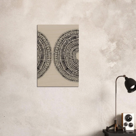 Da Vinci Minimalist Wall Art - Wood Prints - 50x75 cm / 20x30″ - 10 mm