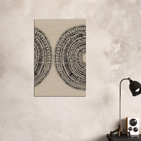 Da Vinci Minimalist Wall Art - Wood Prints - 60x90 cm / 24x36″ - 20 mm