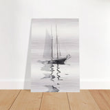 Da Vinci Minimalist Wall Art - Brushed Aluminum Print - 50x75 cm / 20x30″ - 