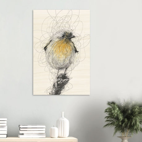 Da Vinci Minimalist Wall Art - Wood Prints - 60x90 cm / 24x36″ - 10 mm