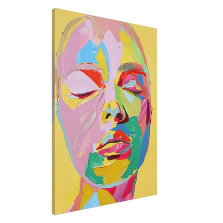 Da Vinci Modern Abstract Wall Art - Canvas - 70x100 cm / 28x40″ - Slim