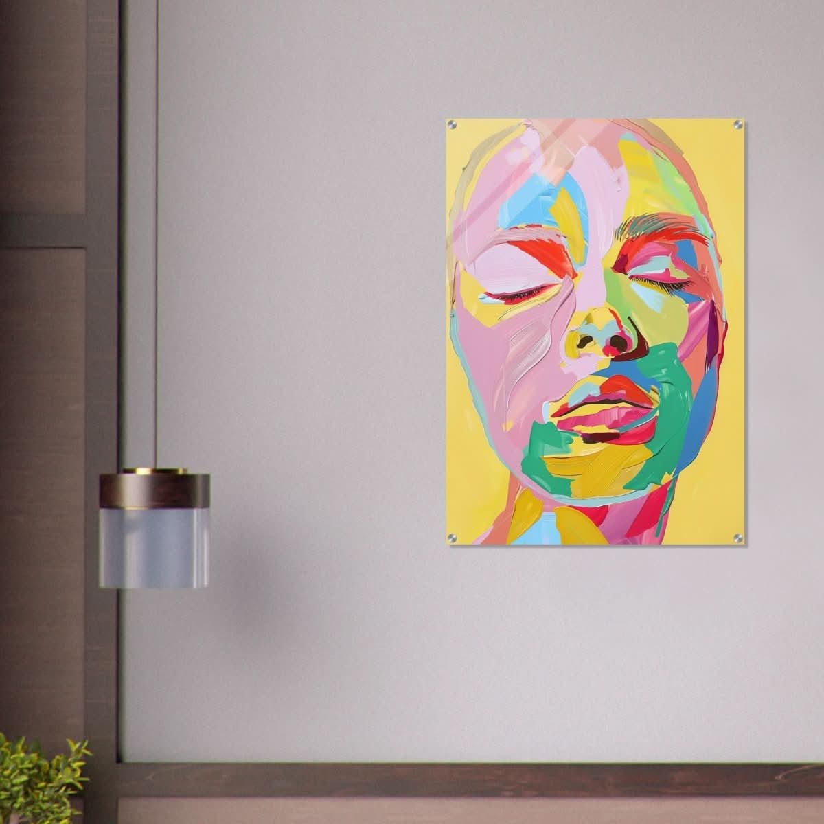 Da Vinci Modern Abstract Wall Art - Acrylic Print - 70x100 cm / 28x40″ - 