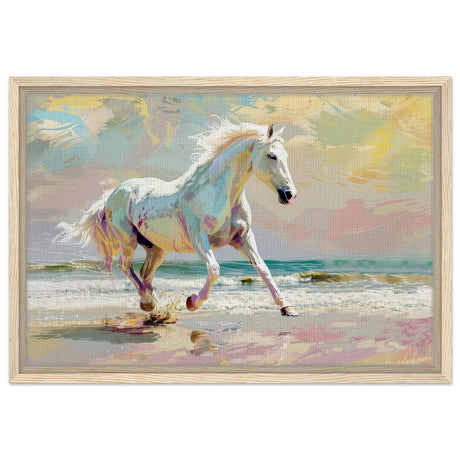Da Vinci Modern Animal Art Wall art print - Framed Canvas - 40x60 cm / 16x24″ - Wood frame