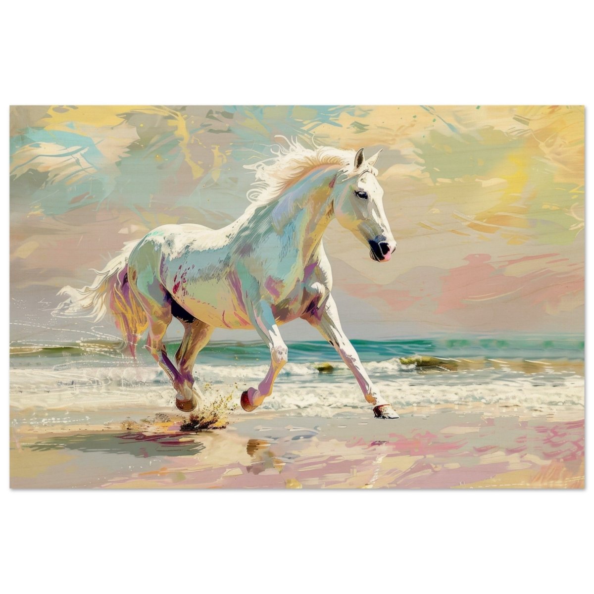 Da Vinci Modern Animal Art Wall art print - Wood Prints - 30x45 cm / 12x18″ - 