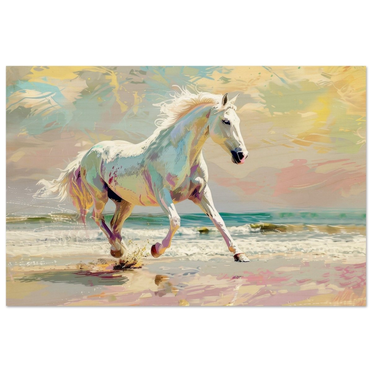 Da Vinci Modern Animal Art Wall art print - Wood Prints - 40x60 cm / 16x24″ - 