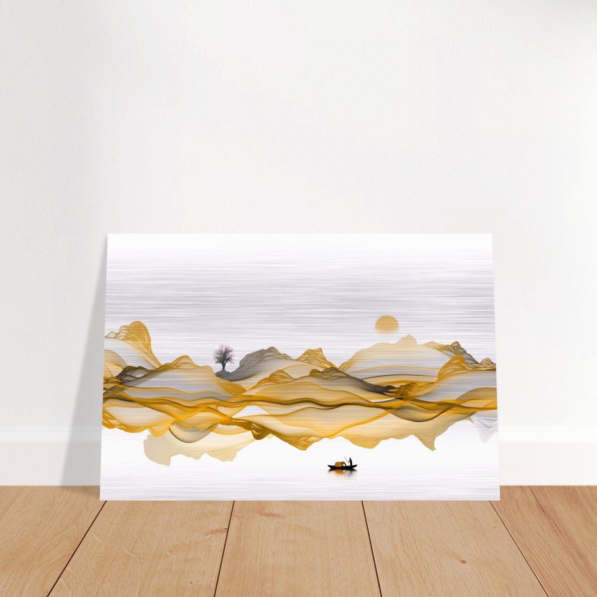 Da Vinci Modern Art Wall art print | Modern Art print - Brushed Aluminum Print - 30x45 cm / 12x18″ - 