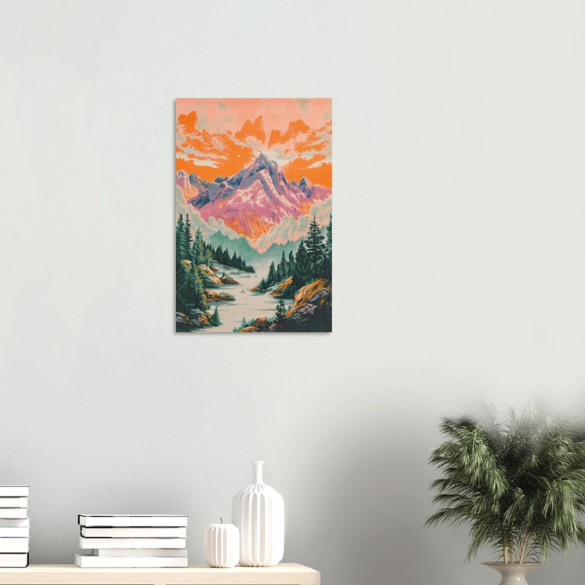 Da Vinci Modern Art - Wood Prints - 40x60 cm / 16x24″ - 20 mm