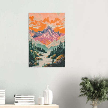 Da Vinci Modern Art - Wood Prints - 50x75 cm / 20x30″ - 20 mm
