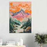 Da Vinci Modern Art - Wood Prints - 70x100 cm / 28x40″ - 10 mm
