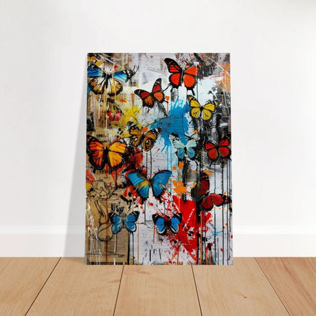 Da Vinci Modern Art - Brushed Aluminum Print - 70x100 cm / 28x40″ - 