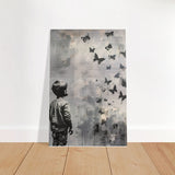 Da Vinci Modern Art - Brushed Aluminum Print - 30x45 cm / 12x18″ - 
