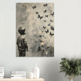 Da Vinci Modern Art - Wood Prints - 70x100 cm / 28x40″ - 10 mm
