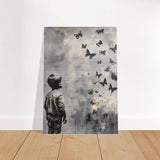 Da Vinci Modern Art - Brushed Aluminum Print - 70x100 cm / 28x40″ - 