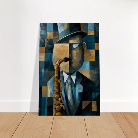 Da Vinci Modern Cubism Wall art - Brushed Aluminum Print - 30x45 cm / 12x18″ - 