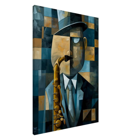 Da Vinci Modern Cubism Wall art - Canvas - 70x100 cm / 28x40″ - Slim