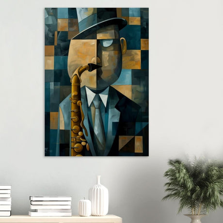 Da Vinci Modern Cubism Wall art - Wood Prints - 70x100 cm / 28x40″ - 10 mm
