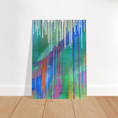Da Vinci Modern Minimalist Art - Brushed Aluminum Print - 70x100 cm / 28x40″ - 